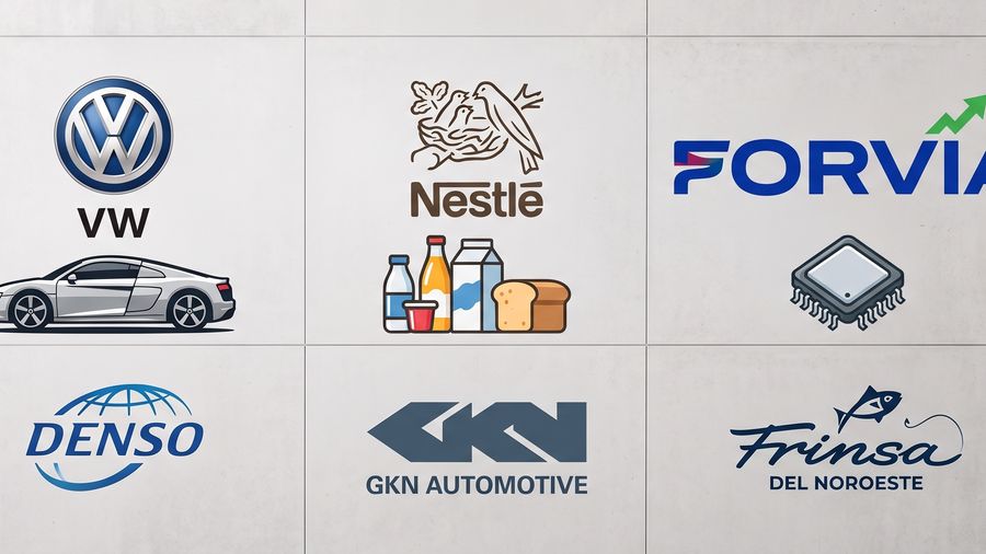 Importantes clientes internacionales